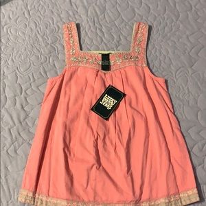 Lucky Brand Embroidered tank top
